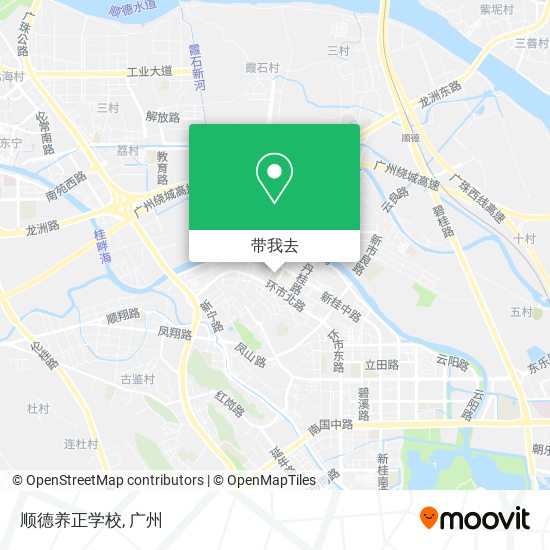 顺德养正学校地图