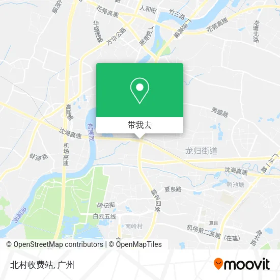 北村收费站地图