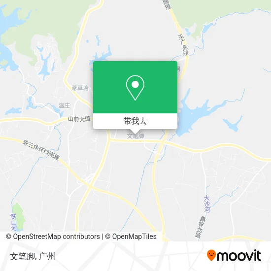 文笔脚地图