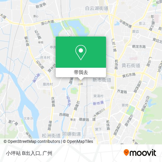 小坪站 B出入口地图