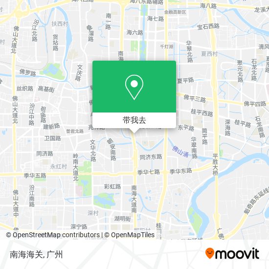 南海海关地图