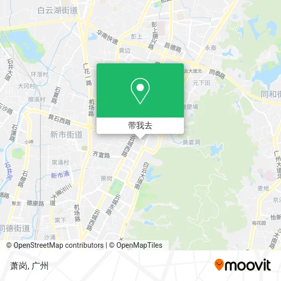 萧岗地图