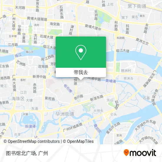 图书馆北广场地图