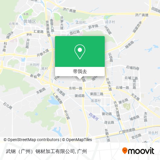 武钢（广州）钢材加工有限公司地图