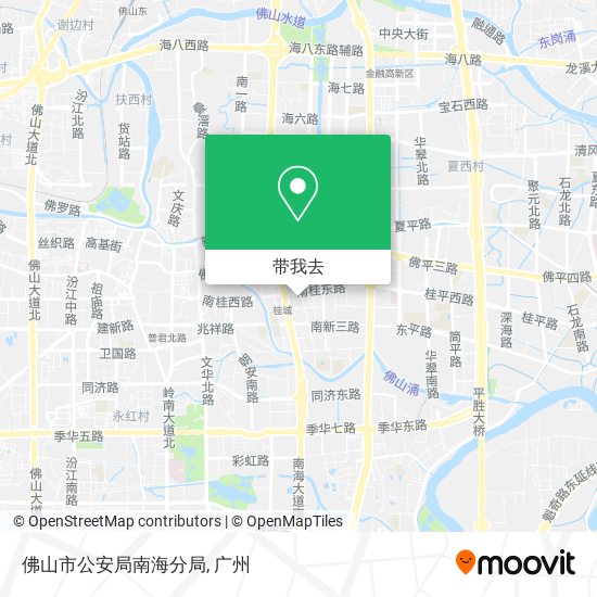 佛山市公安局南海分局地图