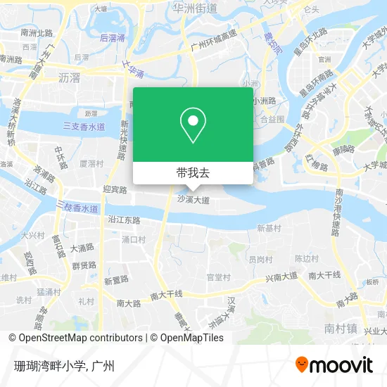 珊瑚湾畔小学地图