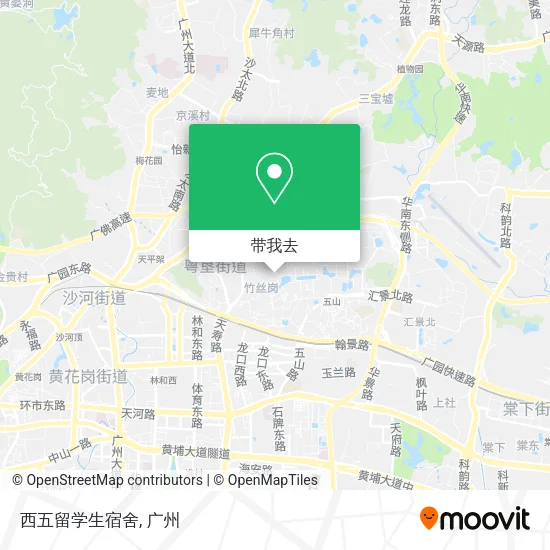 西五留学生宿舍地图