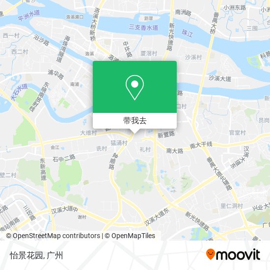 怡景花园地图