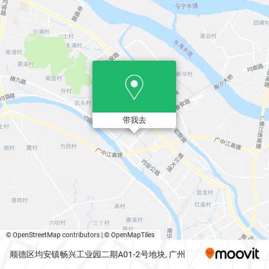 顺德区均安镇畅兴工业园二期A01-2号地块地图