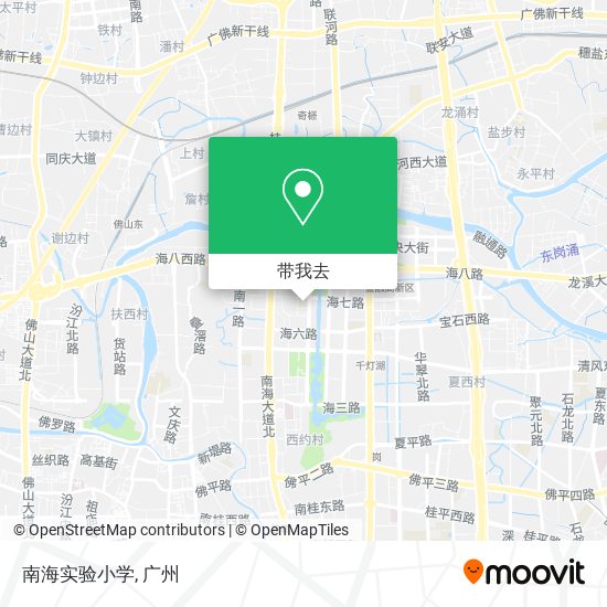 南海实验小学地图
