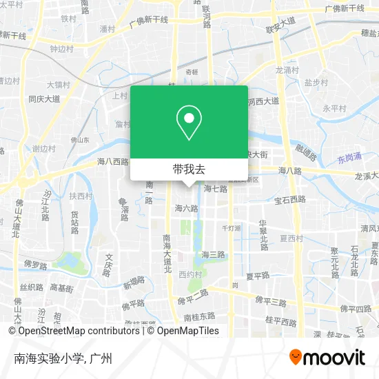 南海实验小学地图