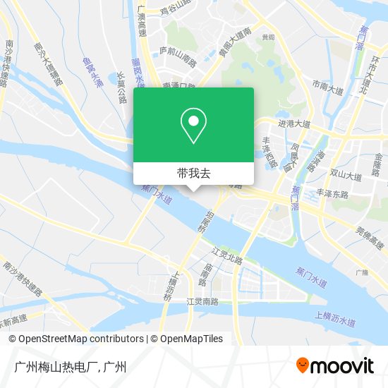 广州梅山热电厂地图