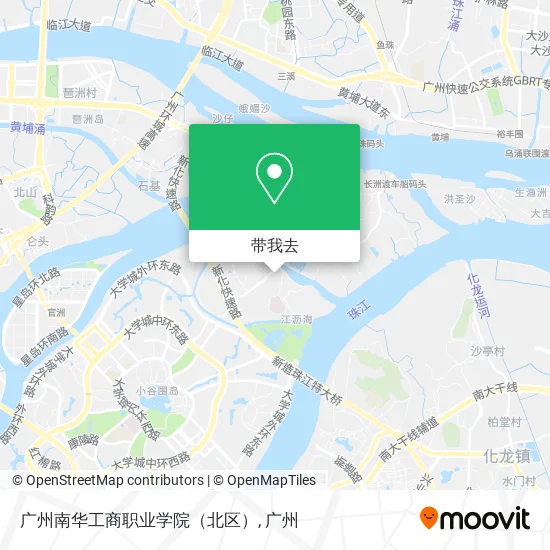 广州南华工商职业学院（北区）地图
