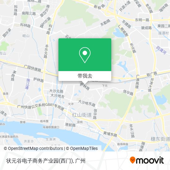 状元谷电子商务产业园(西门)地图