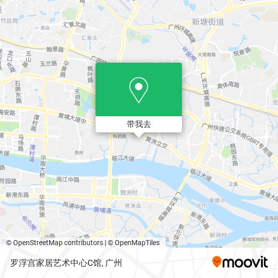 罗浮宫家居艺术中心C馆地图