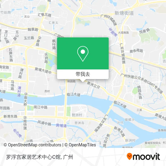 罗浮宫家居艺术中心C馆地图