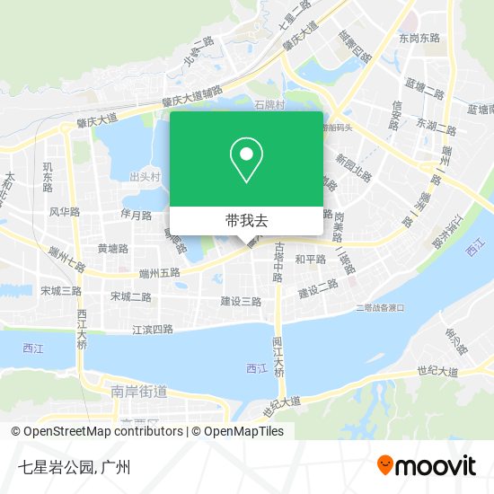 七星岩公园地图