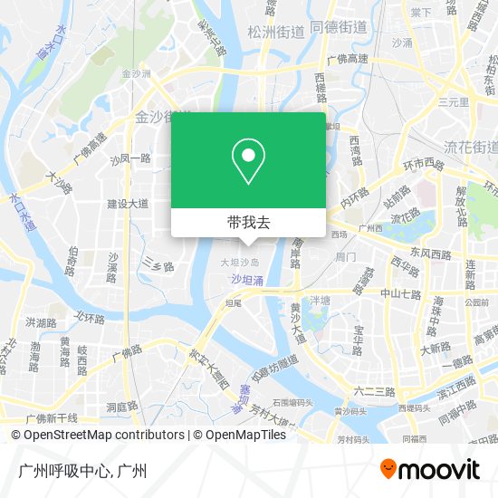 广州呼吸中心地图