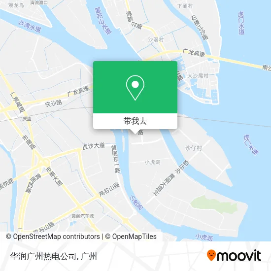 华润广州热电公司地图