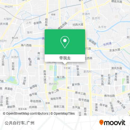 公共自行车地图