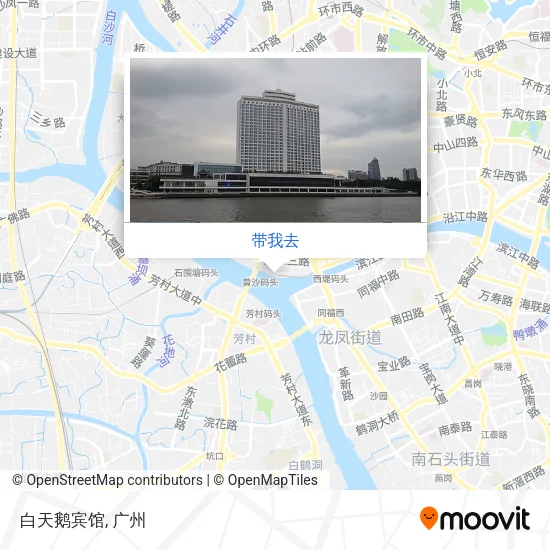 白天鹅宾馆地图