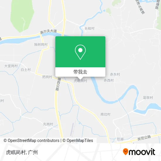 虎眠岗村地图