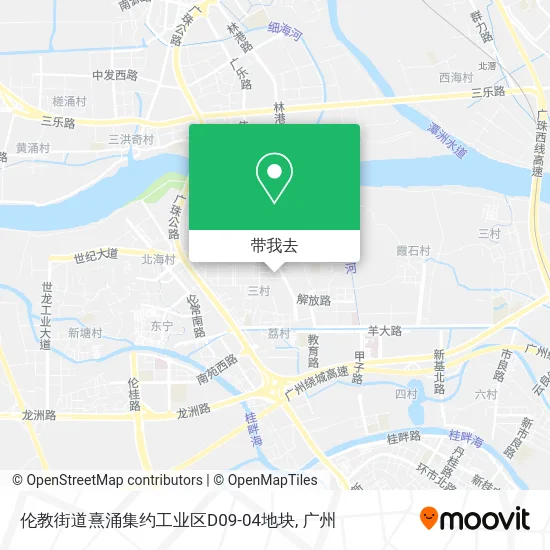 伦教街道熹涌集约工业区D09-04地块地图