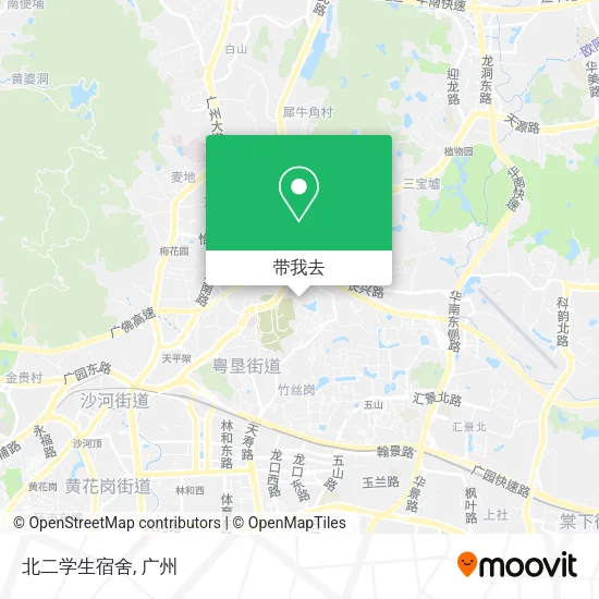 北二学生宿舍地图