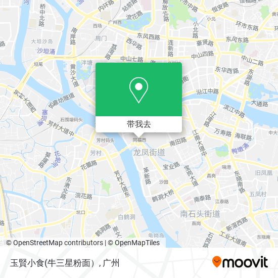 玉賢小食地图