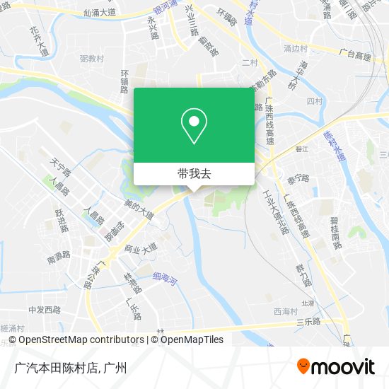广汽本田陈村店地图