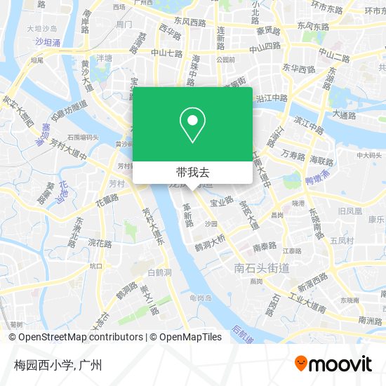 梅园西小学地图