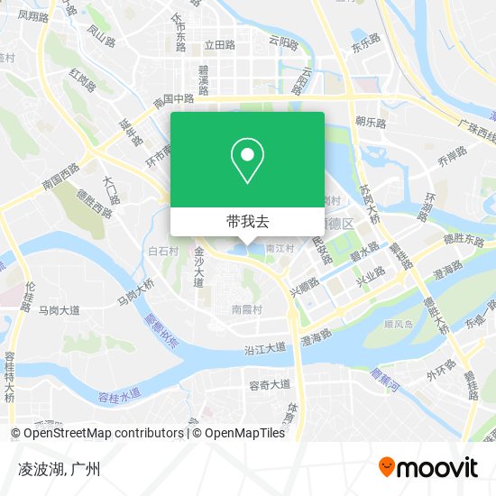 凌波湖地图