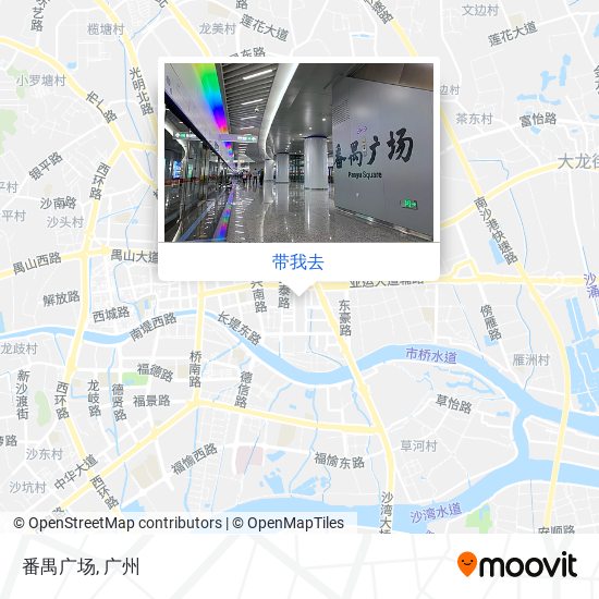 番禺广场地图