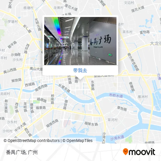 番禺广场地图