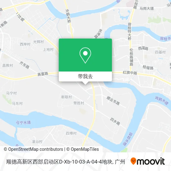 顺德高新区西部启动区D-Xb-10-03-A-04-4地块地图