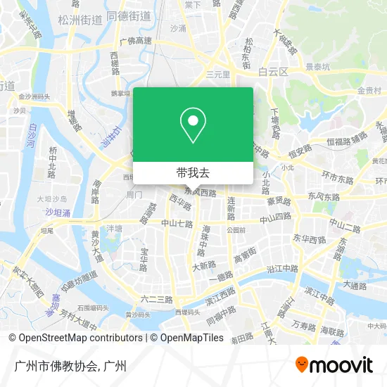 广州市佛教协会地图