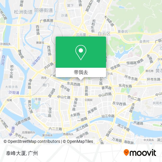 泰峰大厦地图