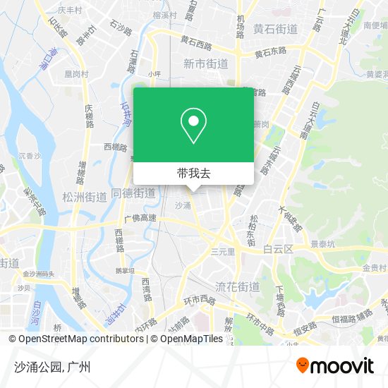 沙涌公园地图