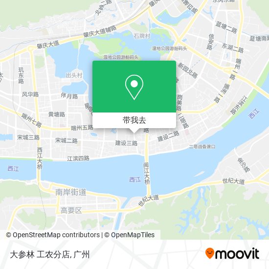 大参林 工农分店地图