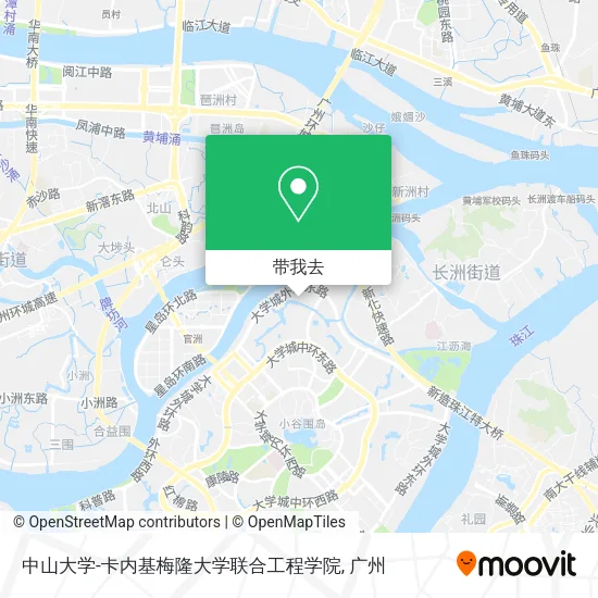 中山大学-卡内基梅隆大学联合工程学院地图