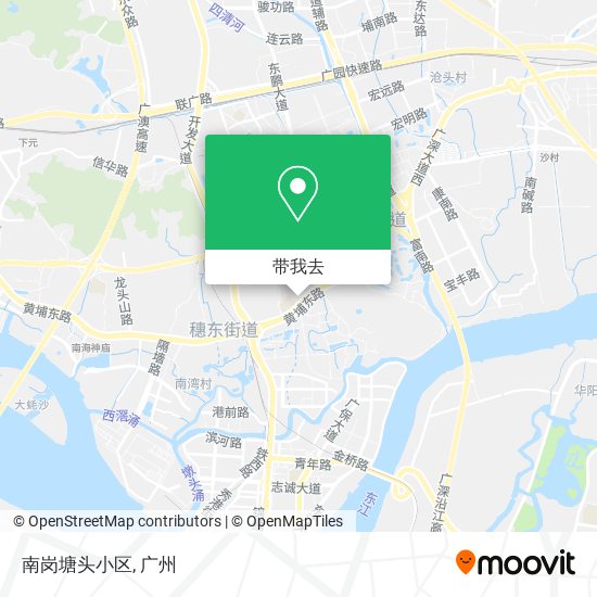 南岗塘头小区地图