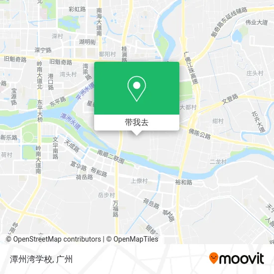 潭州湾学校地图