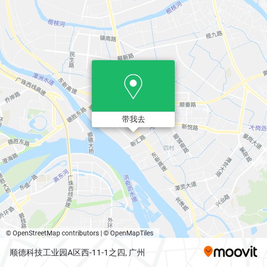 顺德科技工业园A区西-11-1之四地图