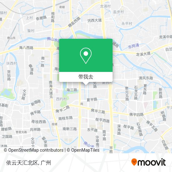 依云天汇北区地图