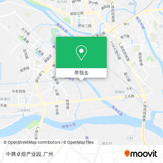 中腾卓煊产业园地图