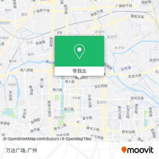 万达广场地图