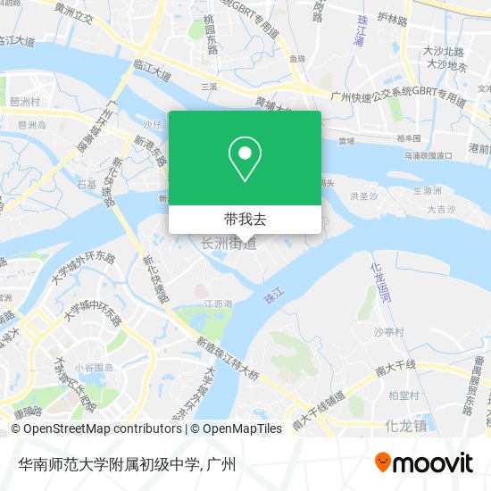 华南师范大学附属初级中学地图