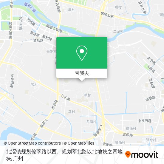北滘镇规划僚莘路以西、规划莘北路以北地块之四地块地图