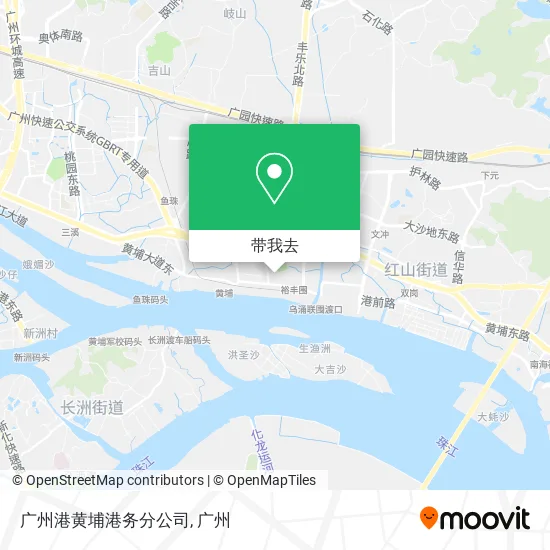 广州港黄埔港务分公司地图