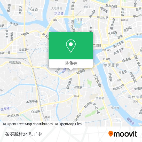茶滘新村24号地图